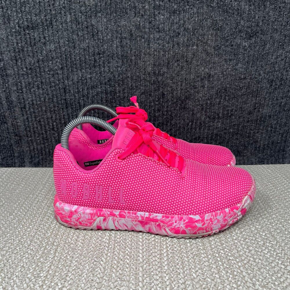 NOBULL Impact Neon Pink Swirl Athletic Training Shoes CrossFit Women’s Size 7.5